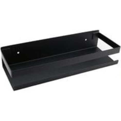 Wall-mounted bathroom shelf - 20-40 cm - Modern - Matte black - For bathroom, kitchen, shower (3010.56cm) (1/4)
