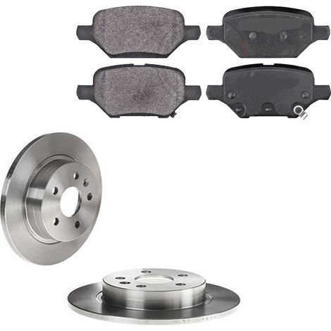 KIT FRENI POSTERIORI compatibile con OPEL MOKKA / MOKKA X (J13) - DISCHI + PASTIGLIE OEM: P 59 099 , P 59 080 / 18035 /SOSTITUZIONE DIRETTA/BASSA POLVERE/SILENZIOSO (1/5)