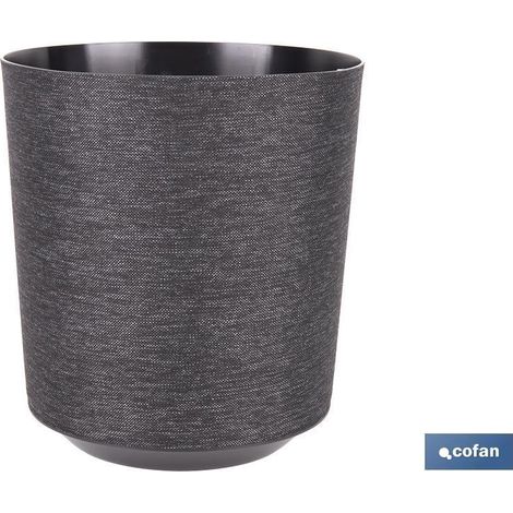 maceta o macetero gama textil color negro pp ø 254 x 269 mm 10,5 l venta unitaria (1/4)