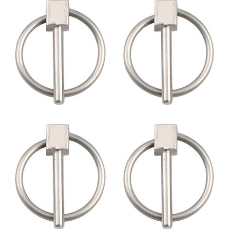 Lot de 4 épingles à nourrice en acier inoxydable de 3 mm (1/5)