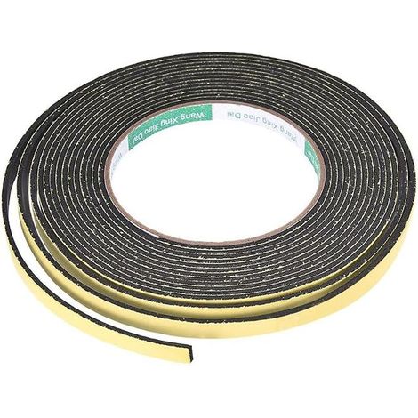 Selbstklebendes Schaumstoff-Dichtungsband für Fenster- und Türisolierung, 8 mm, 2 mm, 5 m (1/4)