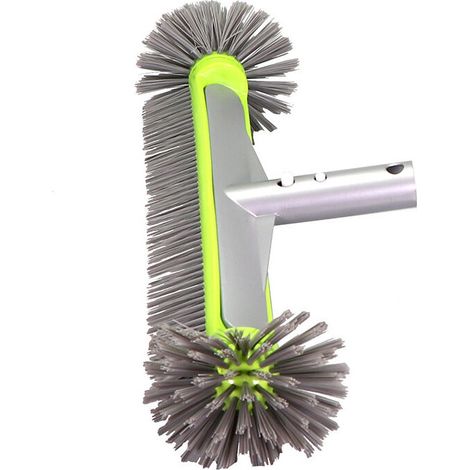 ZVD-Balai Brosse Piscine Brosse Piscine Liner 17,5″, Balai Piscine Brosse pour Piscine, Tête de Brosse de Piscine Détachable avec Poils Robustes Poignée en Aluminium EZ Clip, Perche télesc (1/4)
