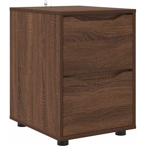 Aufbewahrungsschrank Braun Eichen-Optik 40 x 48 x 57 cm vidaXL