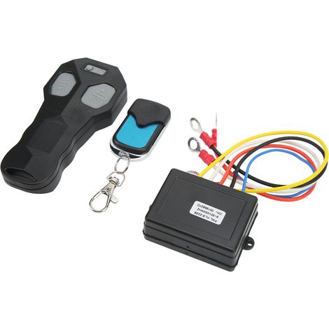 Kit de télécommande sans fil pour treuil 9-30 V, 23 m (75 pi), récepteur 434 MHz, combiné étanche, interrupteur pour voiture, VTT et camion (1/5)