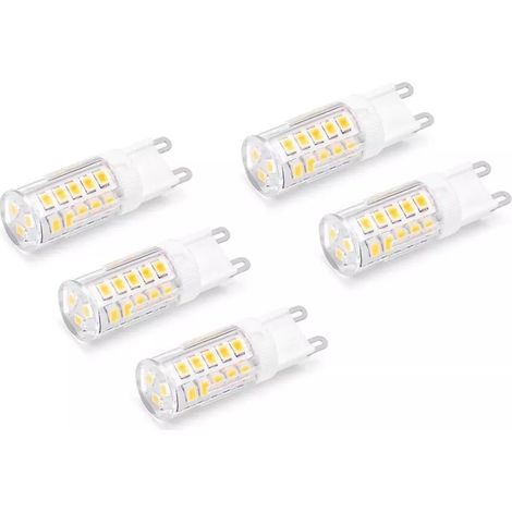 5 Lampadine G9 Lampadina Led 4.8 W = 60 W Luce Naturale Per Lampadario Applique (1/4)