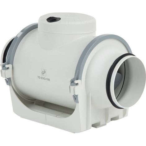 Ventilateur de conduit max 560 m3/h D.160mm 3 vitesses S&P (UNELVENT) 250053