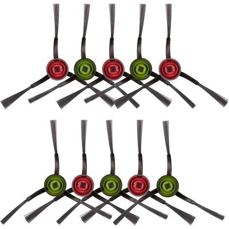 10 pezzi Ricambi per spazzola laterale per robot aspirapolvere Ecovacs DEEBOT OZMO 920 950 T8 AIVI Max T9 T5 N5 N7 N8+ N8 Pro N8 Pro DX55 DX93 DJ65 X1 Omni, X1 Turbo, X1 e X1 Plus (1/4)