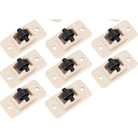 8 Pièces Petites Roulettes en Plastique Mini Roulette Auto-Adhésive, Roulettes Collantes Petit Roulettes pour Meubles Pour Poubelle Boîte de Rangement