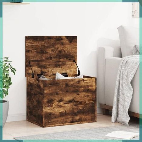 Boîte de rangement - 840657 - chêne fumé - 60 x 42 x 46 cm - 125 kg (1/5)