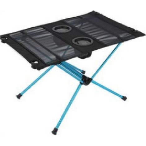 Table de camping pliante, mini table pliante portable avec sac en filet et sac de transport, table de camping légère pour randonnée, pêche, pique-nique, bleu (60 x 40 x 40 cm) (1/4)