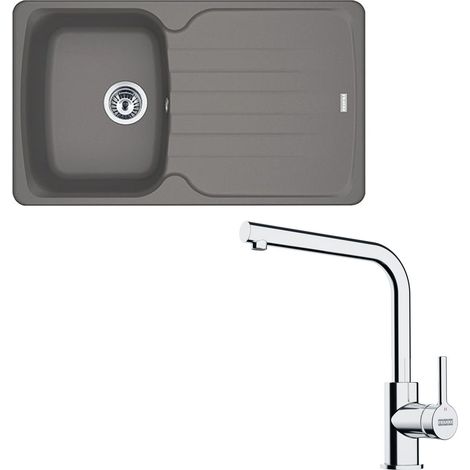 Pack évier Antea Fragranit stone 860 x 500 x210 mm + mitigeur Lina L - Franke (1/5)