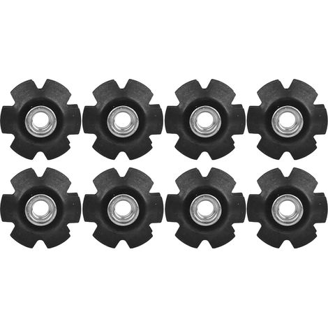 8 Pièces Bouchon d'Expansion pour Fourche Vélo de Montagne 28.6mm / 1.1in, Écrou Étoile pour Direction (1/5)