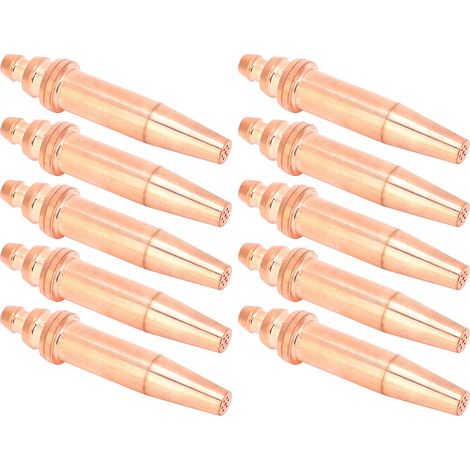 Lot de 10 buses de rechange pour chalumeau de découpe au propane, embouts de 30 à 50 mm. (1/5)