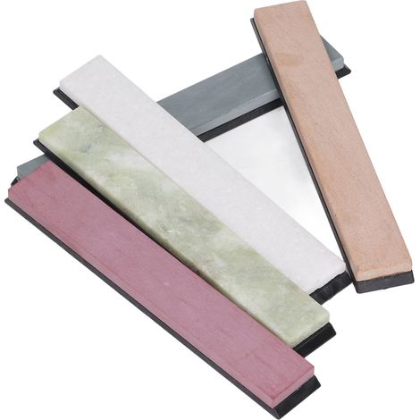 Lot 5 pierres à aiguiser professionnelles, combo grain 1000 3000 5000 8000 10000, affûtage couteaux, outils manuels (1/5)