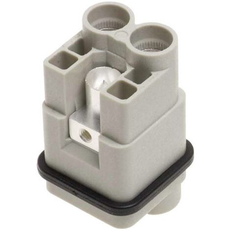 HARTING 09120022751 Insert femelle Han® Q 2 + PE connexion à vis axiale 1 pc(s) D10962 (1/4)