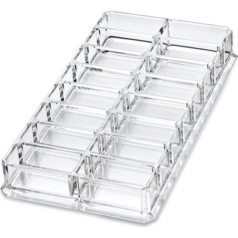 Organisateur de cosmétiques Acrylique - Transparent - 16 grilles (1/5)