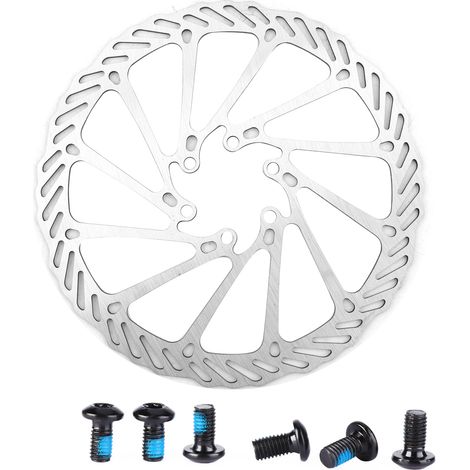 Disque de Frein en Acier Inoxydable pour VTT - Plaquettes de Frein Bicyclette Pièce de Freinage 180mm (1/5)