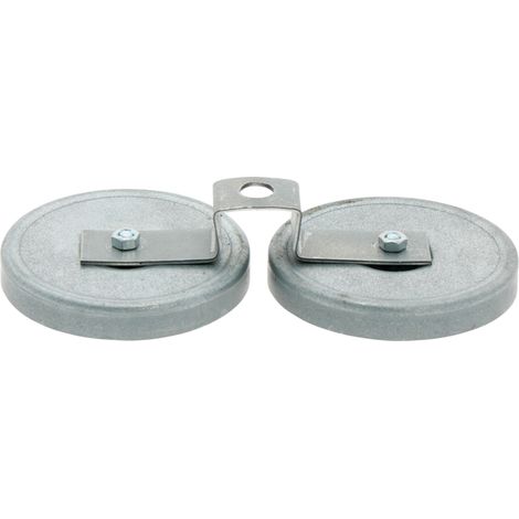 Doppelmagnet mit Schutzkappe GRANIT (1/2)