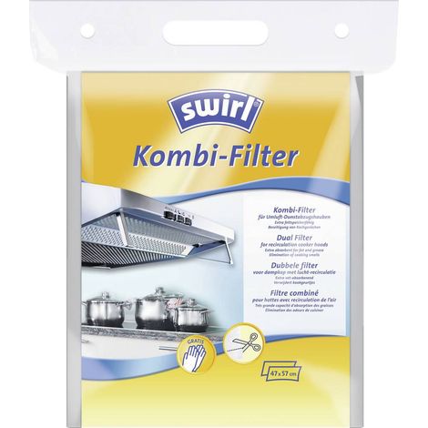 Swirl Kombi-Filter 4006508220977 Filtro di ricambio per cappa aspirante 1 pz.