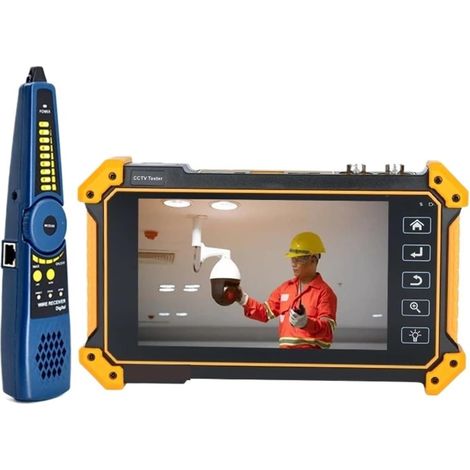 Testeur de vidéosurveillance prenant en charge la caméra IP Testeur Professionnel IPC-52RC Plus Testeur De Vidéosurveillance 5 Pouces 6 En 1 Complet 8MP IP CVI TVI AHD SDI Analogique Avec Traceur De C (1/5)