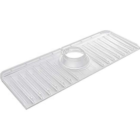 Spülbecken-Spritzschutz mit Gefälle für Abfluss – Dish Spon H-Silic Fa Spülbecken-Wasserhahn-Matte (1/5)