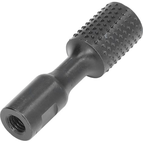 Tête de meulage cylindrique à fraise rotative en acier à haute teneur en carbone, à denture grossière, pour meuleuse d'angle 115/125, diamètre 31,5 mm / 1,24 po (1/5)