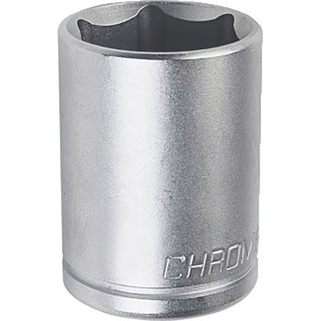 Douille 38mm, acier au chrome vanadium, satinée, 6 pans,carré 1/2 - 12,7 mm - AUTOBEST (1/2)