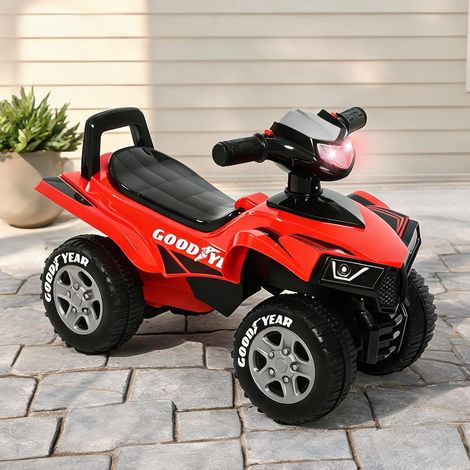 Porteur quad enfant 18-36 mois plastique rouge noir en plastique (1/5)