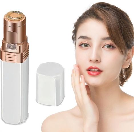 Gesichtshaarentfernungsgerät für Frauen, Mini-Elektrorasierer für Gesicht, Lippen, Kinn und Wangen (Batterien nicht enthalten). (1/5)