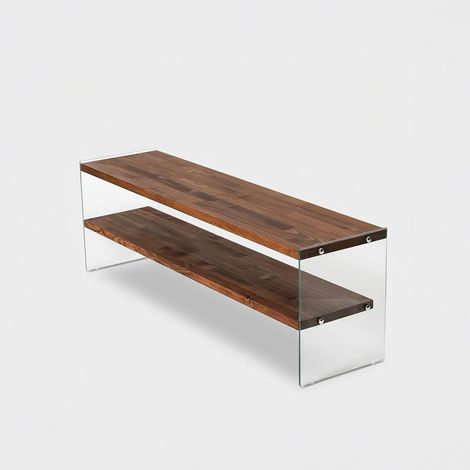 Mobili TV, tavolo TV, credenza bassa Stand Naturale (1/4)