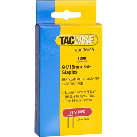 Tacwise 0283 Punti 91 Compatibile con 191EL, Duo 35 e Duo 50