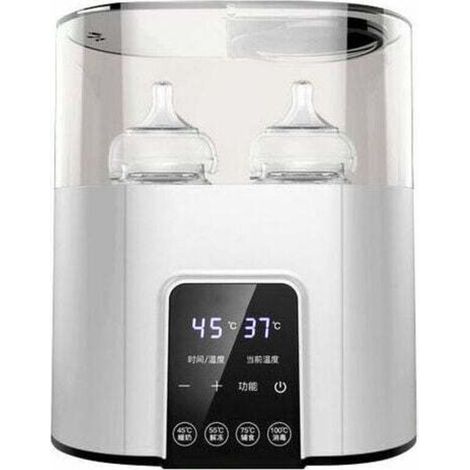 Chauffe biberonChauffe-biberon universel intelligent, stérilisateur chauffant 220V, chauffe-aliments pour lait électrique avec minuterie (1/4)
