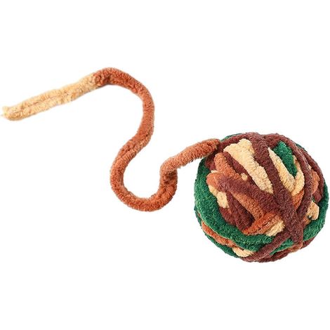 Chat Peluche Balle Jouet - Lightweight avec Clochette - Bite Resistant pour Intérieur Chats et Chaton (1/5)
