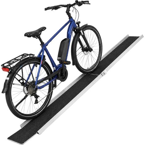 TRUTZHOLM Auffahrschiene 150-270 cm verstellbar Traglast 50 kg Treppenrampe für Fahrrad E-Bike Moped (1/5)