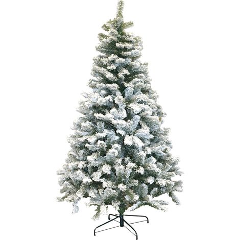 Albero di Natale Artificiale Innevato 150 cm 270 Rami Morel Pino Verde (1/4)