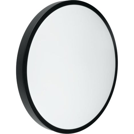 Plafonnier SDB rond noir LED 18W IP44 35cm 4000K DPM (1/5)