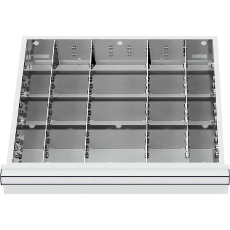 WS24 Schubladeneinteilung Metalleinteilung BLH 200-300 mm Innenmaß 500 x 450 mm - WS24-100180
