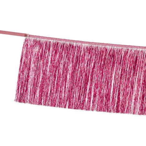 Frangia di ghirlanda, rosa (1/2)