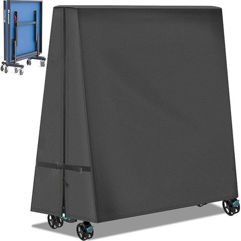 Outdoor Table Ping Pong Cover, 600D Tennis Table Cover, Protective Cover for Ping Pong Table (1/5)