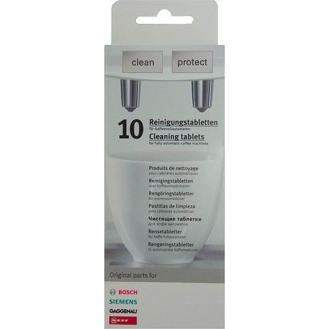 1er Pack Reinigungstabletten für Kaffeevollautomaten Siemens/Bosch/Neff/Gaggenau - ersetzen 00311769 TZ60001,310575, TCZ6001