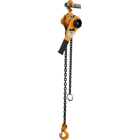 AYERBE - 580980 - Palan à levier 750 kg AY-750-PLN, levée 1,5 m, chaîne 6 mm