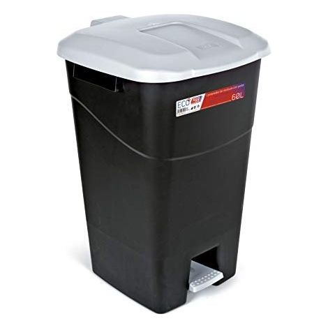 ECO TAYG 60 L. NEGRO/ GRIS CON PEDAL - TAYG