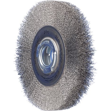 PFERD TOOLS Rundbürste breit ungezopft RBU Ø180x25xvariable Bohrung Stahl-Draht-Ø0,20 Schleifbock (1/5)
