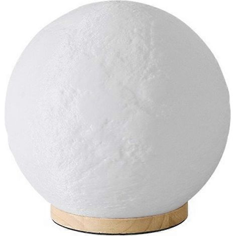 Riesige, 3D-gedruckte, drehbare Mondlampe, hängendes Nachtlicht fürs Kinderzimmer, Galaxienlampe, Geschenk für Jungen/Mädchen (1/5)