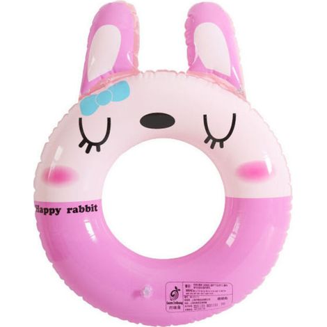 Mordely inflatable float, ideal for the pool, parties and beach holidays. Suitable for children and adults. Colour: pink. (1/5)