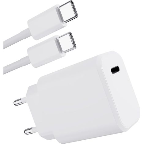 Chargeur Rapide USB-C 30W Compatible avec MacBook Air 13", iPad Pro 13/12,9", Air 11/13" (5e/4e générations), Mini 7/6e générations, iPad A16/10e génération, iPhone 16/15 et téléphones Android (1/5)