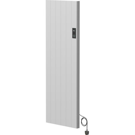 White 1600mm x 550mm Smart WiFi Controlled 2000w Thermostatic Electric Radiator