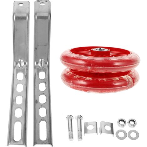 Roues D'entraînement Vélo Garçon et Filles Réglables Rouges 12-20 Pouces Stabilisateurs Silencieux avec Support Arrière Intégré Usage Apprentissage Cyclisme Sécurité Garçon (1/5)