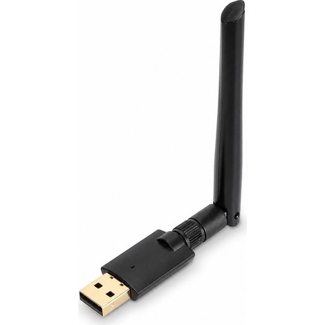 Adaptateur Bluetooth USB 5.1 avec Antenne, Clé Dongle Émetteur Récepteur sans Fil Longue Portée 200m, Plug and Play pour PC Ordinateur 11 10 8.1 7 (1/5)