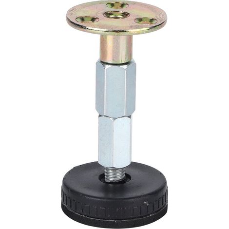 Cadre de lit réglable anti-vibration avec fixation murale, support de lit robuste (2 vis incluses) (1/5)